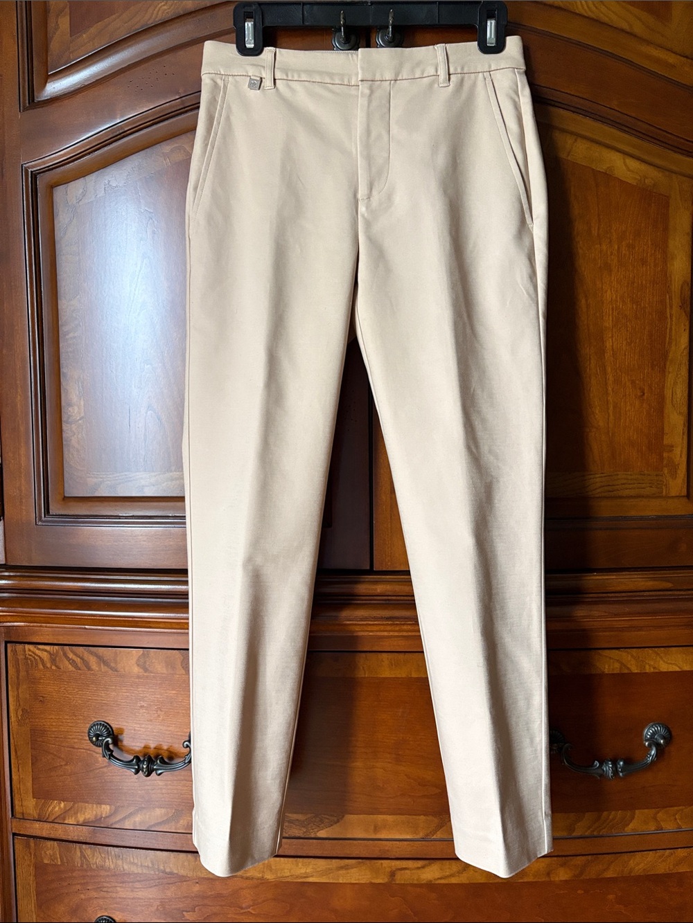 Lauren Ralph Lauren Slim Crop Chino Pants in Light Khaki, 2P
